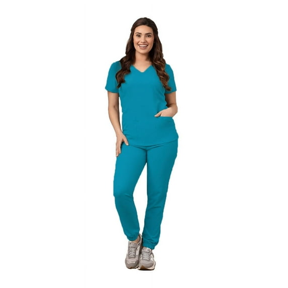 Women's Medical Nursing Jogger Scrub Set GT 4FLEX Top and Pant