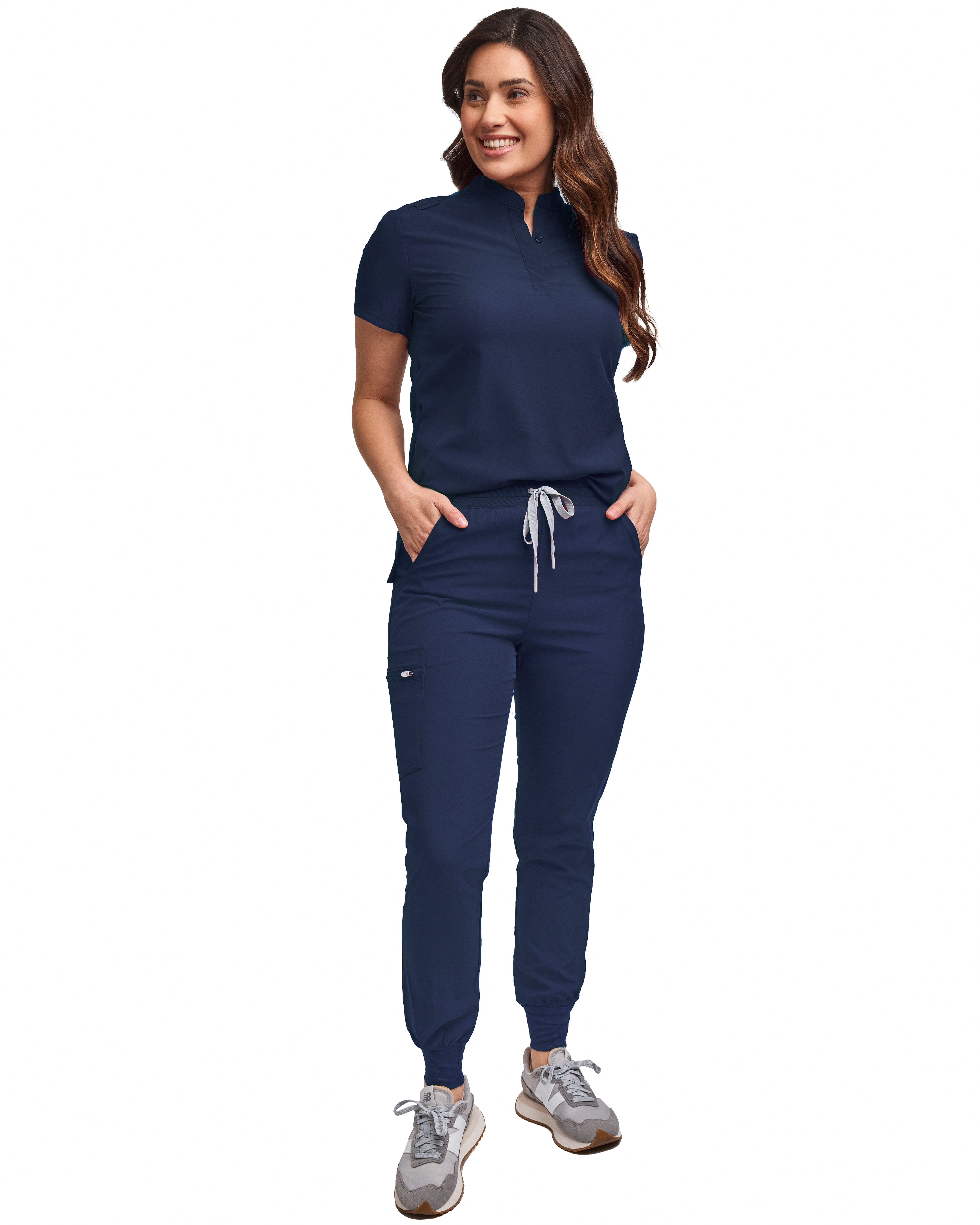 Green Town Scrubs for Women Scrub Set - Slim Fit Jogger Pant