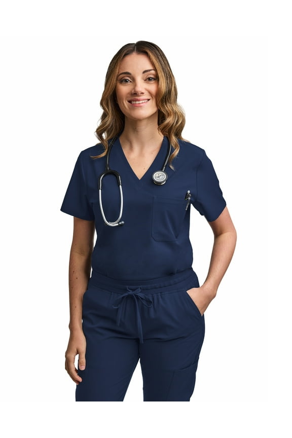 Scrubs for Women - Tuck-In V-Neck Scrub Top, Stretch Fabric, Lightweight, Easy Care