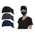 thumbnail image 1 of Green Town Scrubs for Women Unisex Scrub Caps - (3 Pack) Nursing Uniform, Easy Care, Stretch Fabric, 1 of 6