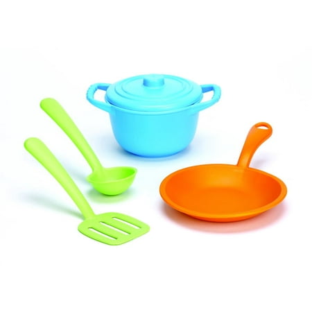 Green Toys 5 Piece Multicolor Chef Set, for Child Ages 2+