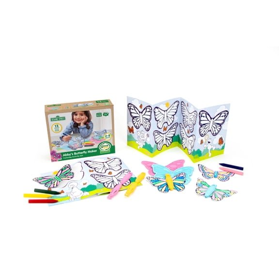 Green Toys Abby's Butterfly Maker Coloring Activity Set