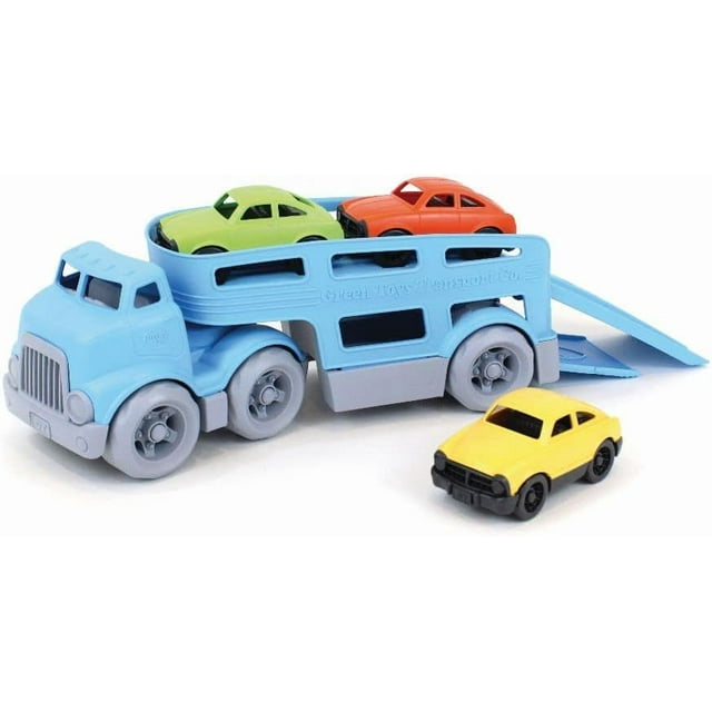 Green Toys Car Carrier, Blue Pretend Play, Motor Skills, Kids Toy