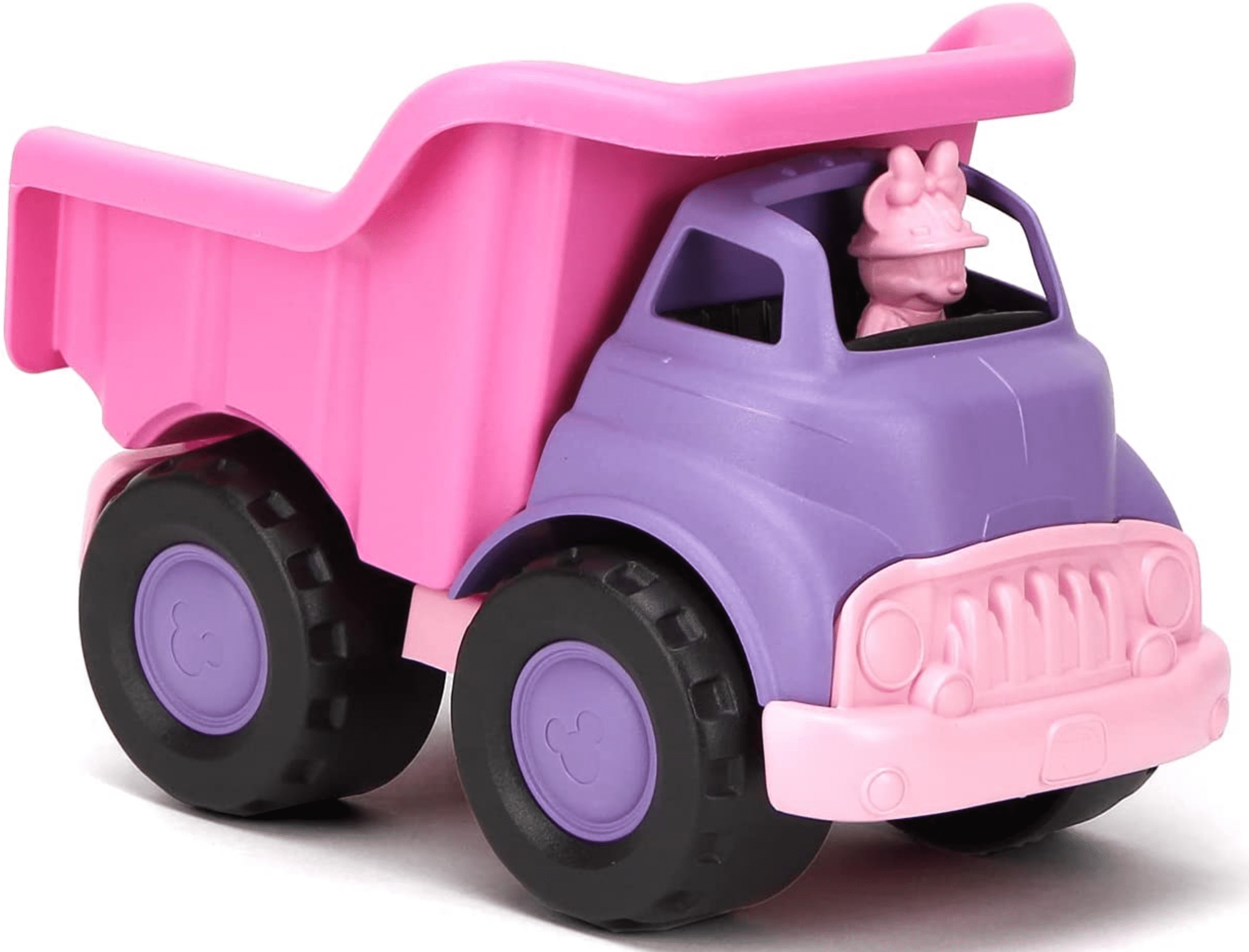 Green Toys Disney Baby Minnie Mouse Dump Truck Pretend Play Motor Skills Kids Toy Vehicle. No BPA phthalates PVC. Dishwasher Safe Recycled