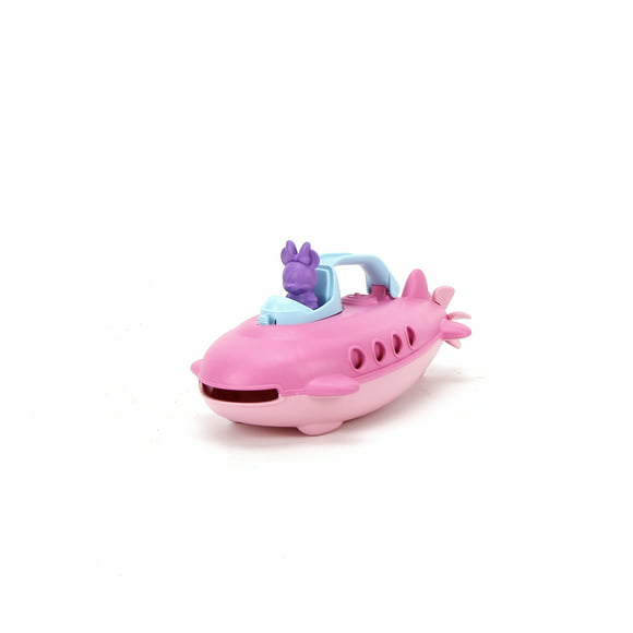 Green Toys Disney Minnie Mouse Submarine -Bath Toy Made from 100% Recycled Plastic for Children