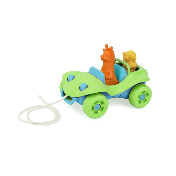 Green Toys Dune Buggy Pull Toy - Green