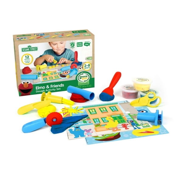 Green Toys Elmo & Friends Dough Activity Set