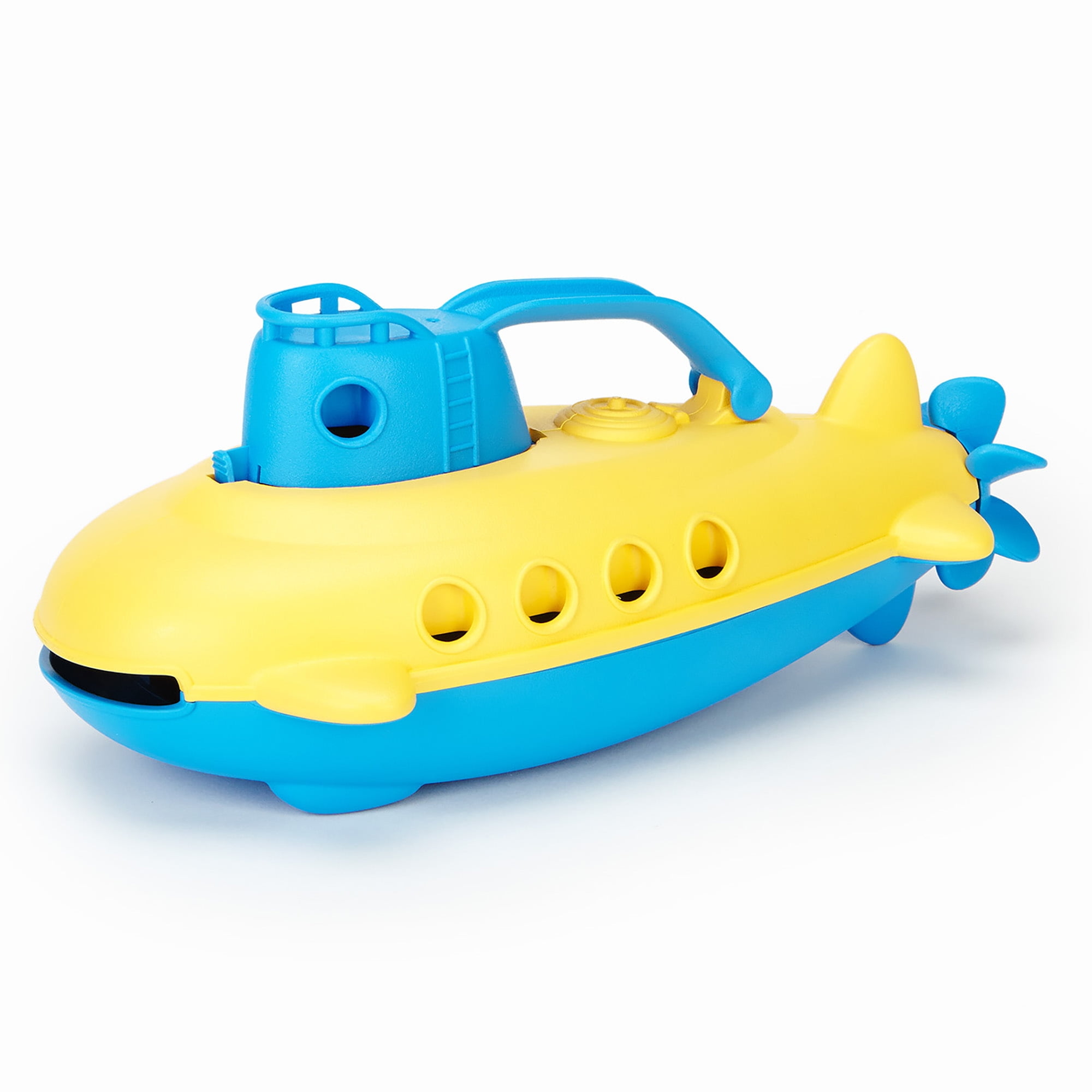 Yellow and Blue Recycled Plastic Submarine Bathtime Toy