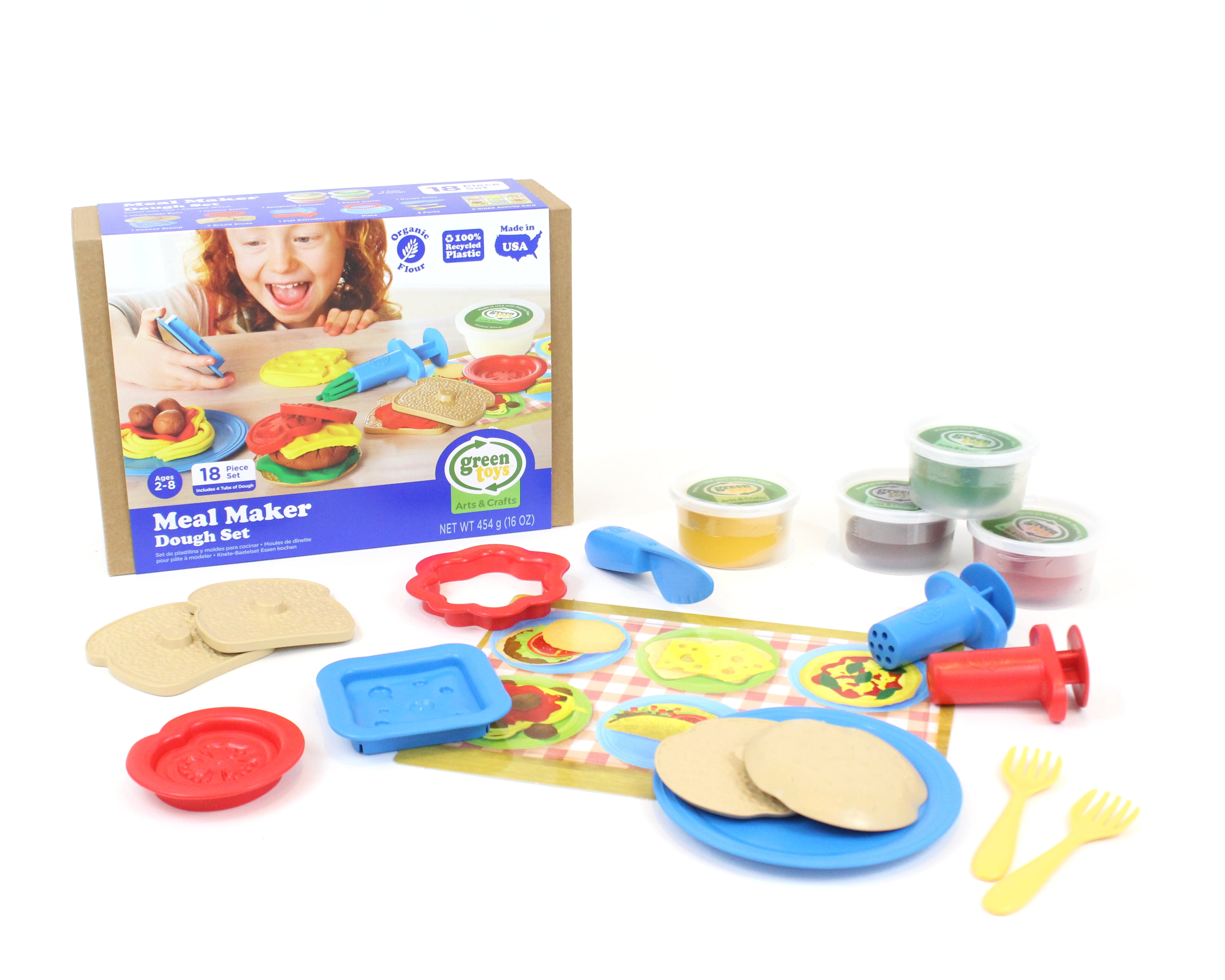 Green Toys Play Mats and Tools Dough Set (Jeu de pâte à modeler)