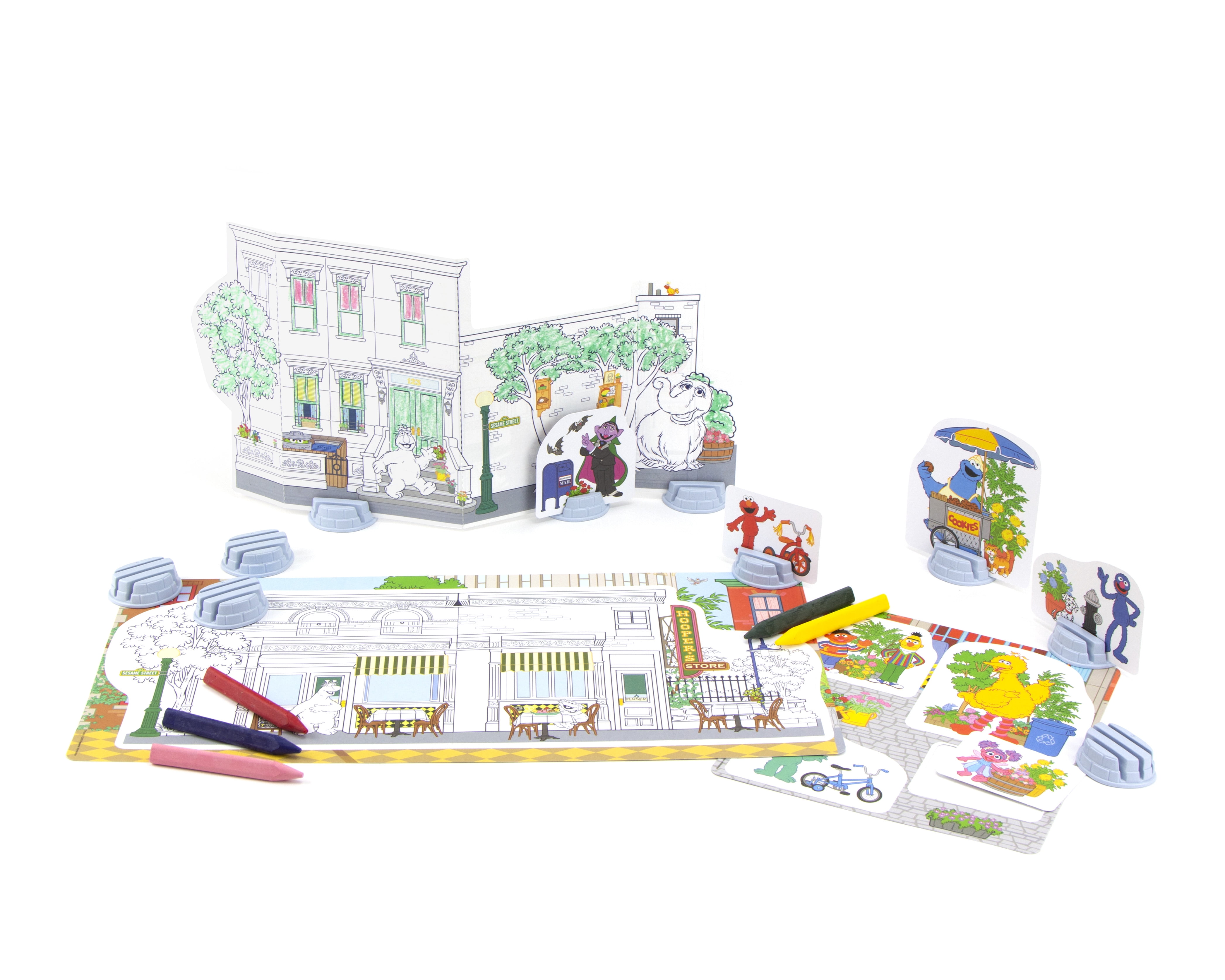 Green Toys Neighborhood Maker Coloring Activity Set