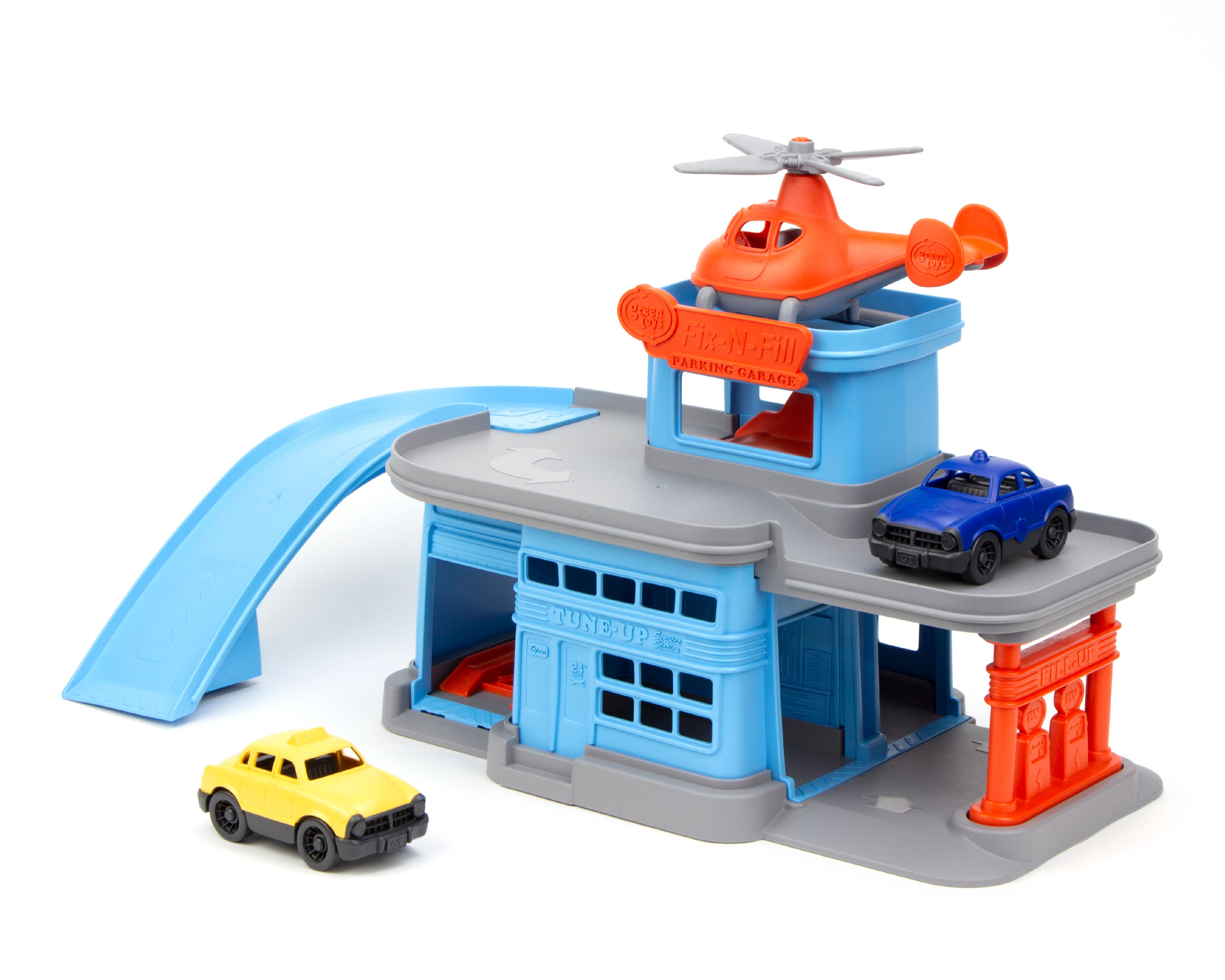 Green Toys Parking Garage, Unisex Vehicle Playset for Children Ages 3 and up - image 1 of 8