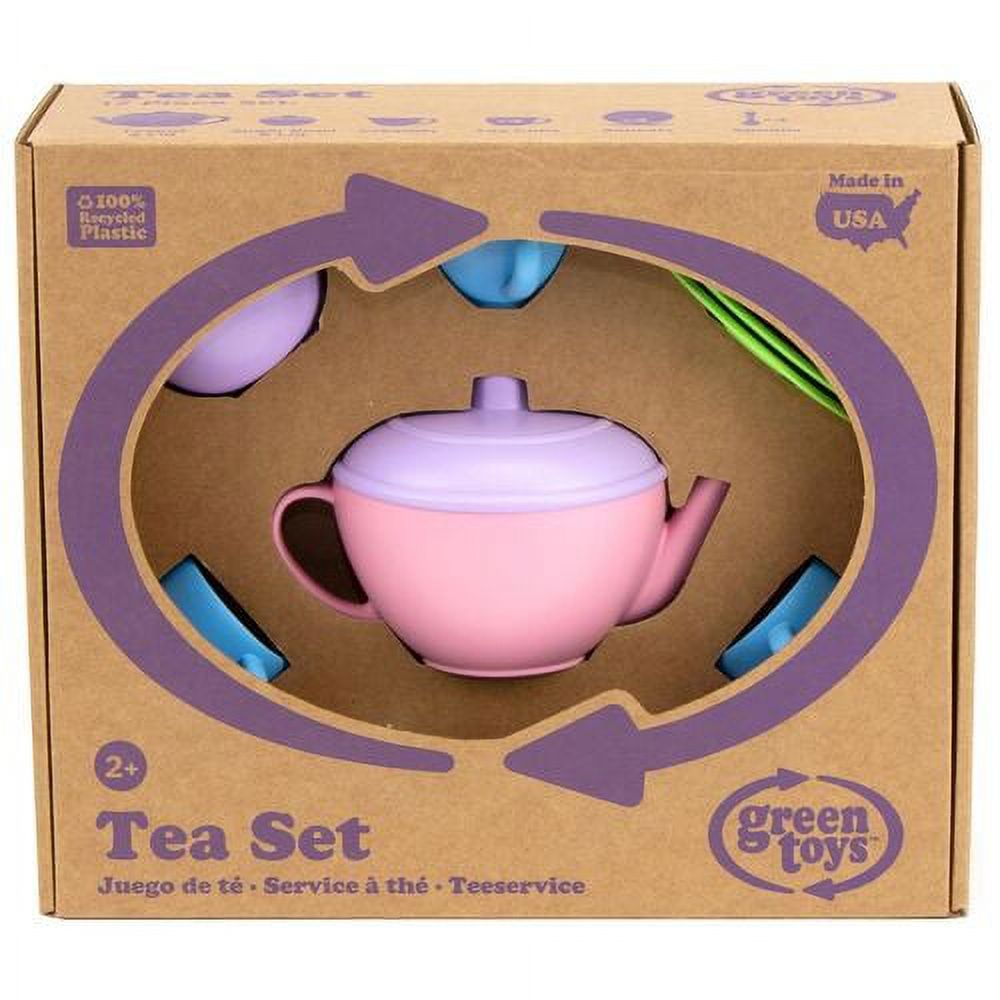 Green Toys Tea Set, 17 Pieces
