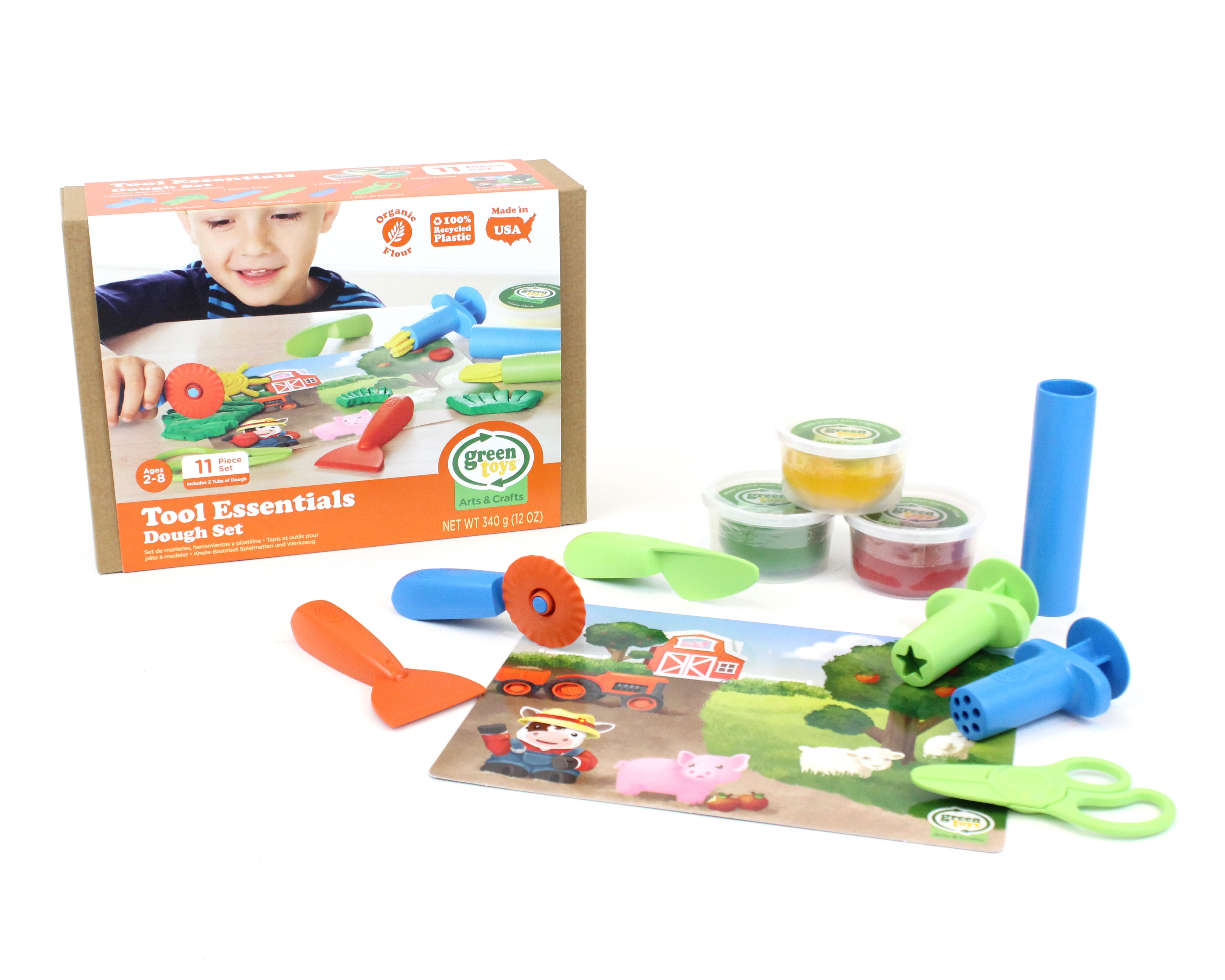 Green Toys Tool Essentials Dough Set - image 1 of 5