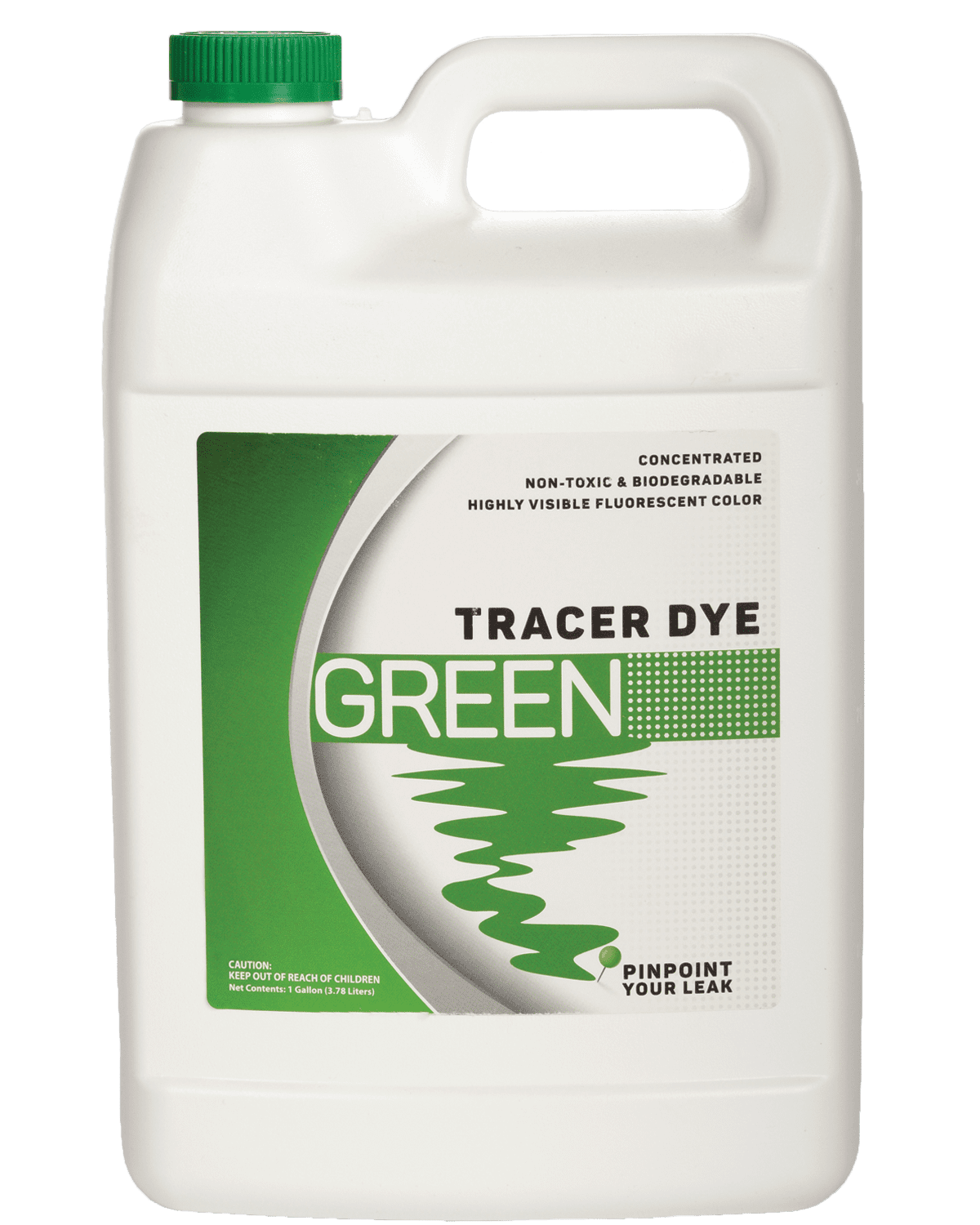 Green Tracing Dye - Highly Visible Concentrated Fluorescent Leak Detection  Dye - 1 Gallon