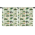 thumbnail image 1 of Green Tractors Pattern Blackout Kids Curtains,Childrens Insulated Curtains Set Of 2,Bedroom Essentials,Toddler Room Decor 52x63in(132x160cm), 1 of 4