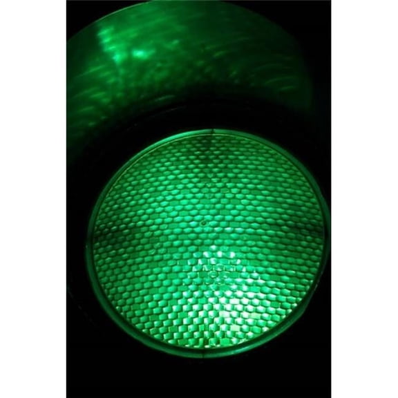 Green Traffic Light New Zealand Poster Print by David Wall - 23 x 34 in.