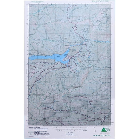 Green Trails Maps RIMROCK