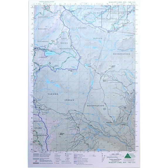 Green Trails Maps WALPUT LAKE