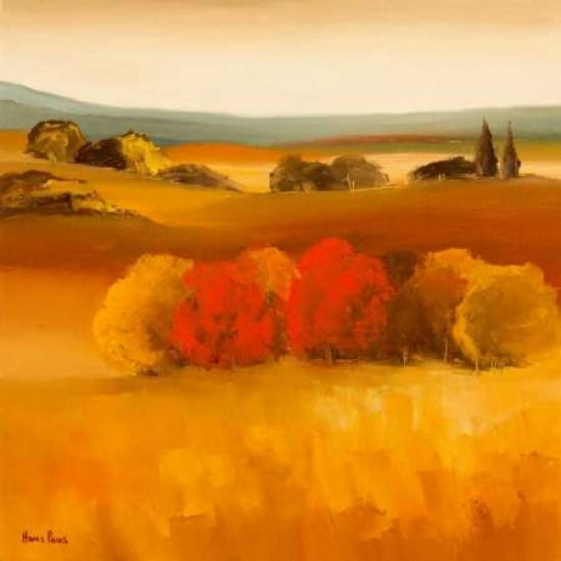 Green Tree Canvas Art - Hans Paus (24 x 24)