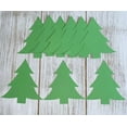thumbnail image 1 of Green Tree Cut Outs Christmas Tree Holiday Decorations Tree Die Cuts, 1 of 1