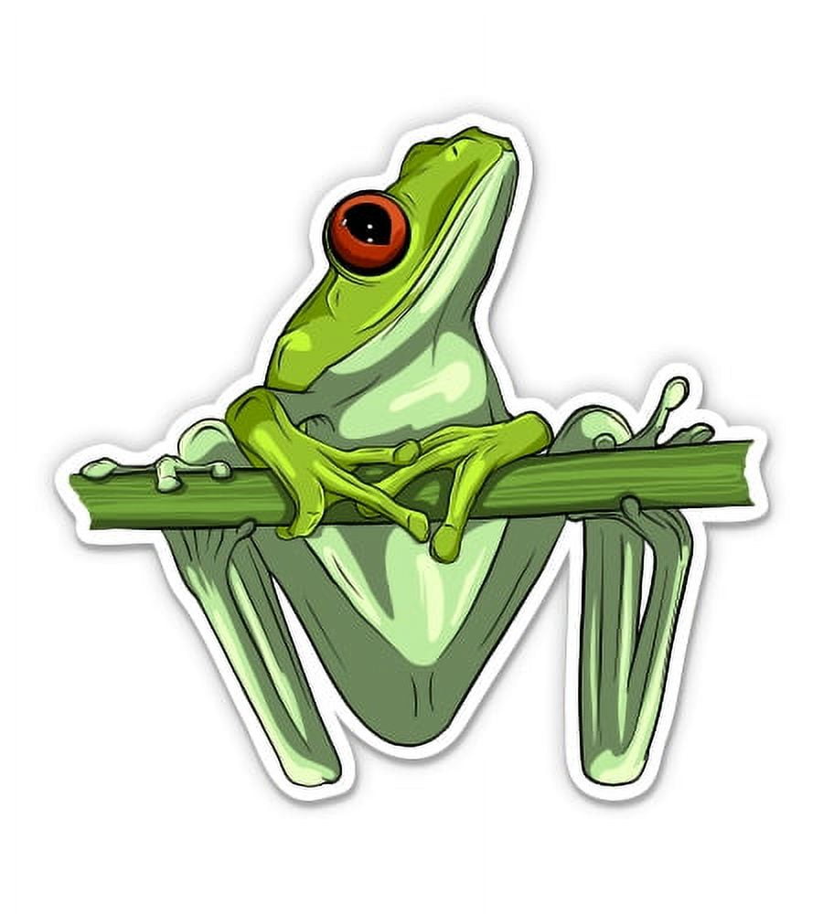Tree Frog Sticker Green Tree Frog - 8