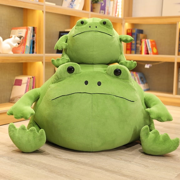 Green Tree Frog Plush Soft Stuffed Animal Cute Decor Gift for Little Fans