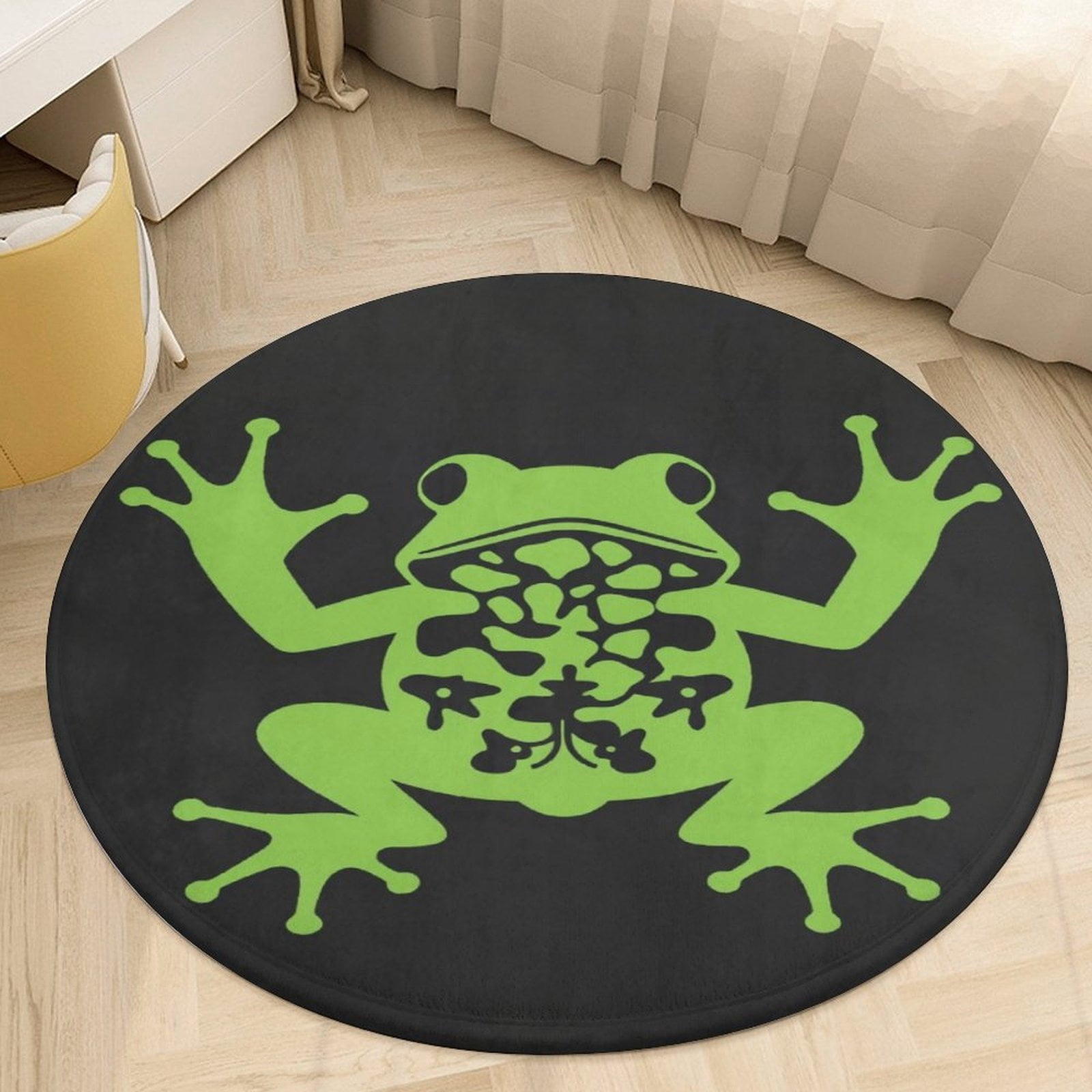 Frog Rugs Green Tree Frog Round Carpets Modern Living Room Ration Rugs Large Area ...
