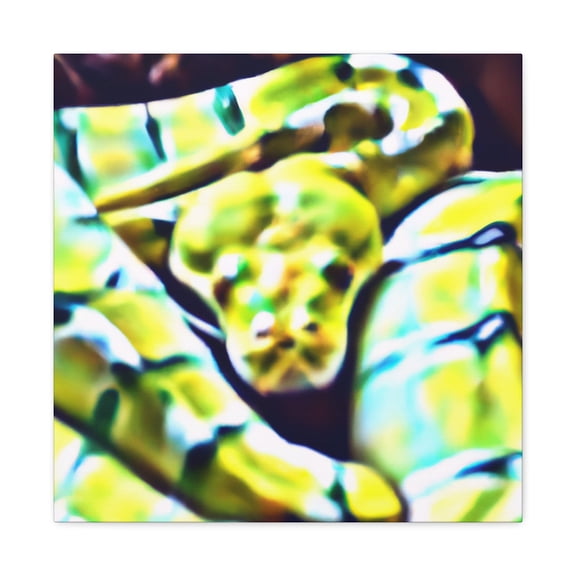Green Tree Python Dream - Canvas