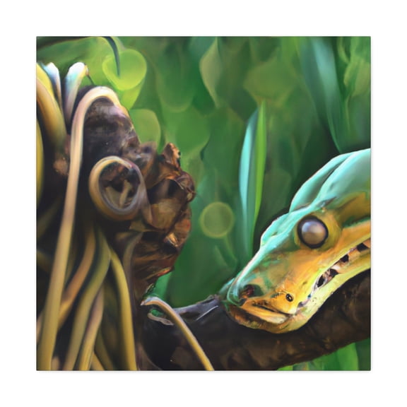Green Tree Python Dream - Canvas