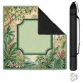 thumbnail image 1 of Green Tropical Birds Botanical_02 Mahjong Mat 31.5x31.5 Inch | Non-Slip And Noise Reduction Mah Jong Table Mat Cover with Carrying Bag For Mahjong Lovers, Poker, Board Games And Dominoes, 1 of 7