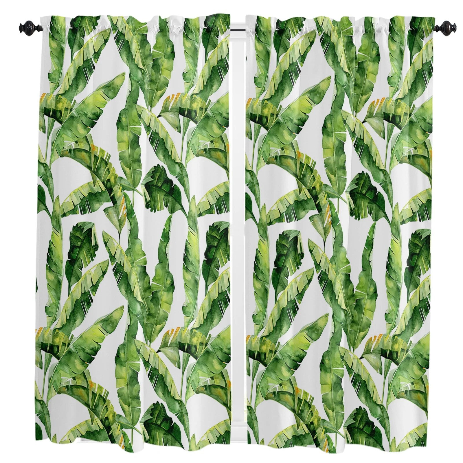 Green Tropical Jungle Plant Palm Leaves Curtain For Living Room Kids green-tropical-jungle-plant-palm-leaves-curtain-for-living-room-kids