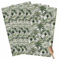 thumbnail image 1 of Green Tropical Leaves Kitchen Towel Dish Cloths Set of 4, Microfiber Soft Kitchen Hand Towels, Summer Palm Trees Botanical Absorbent Quick Drying Dishcloths 18 x 28 Inches, 1 of 8