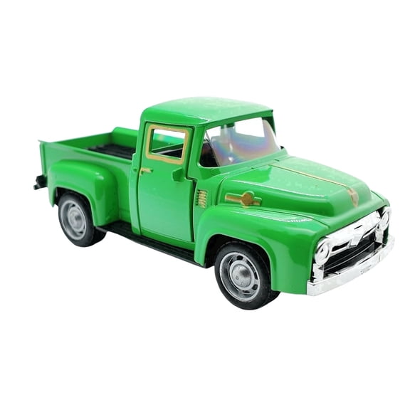 Green Truck Decor,1:32 Alloy Toddlers Car,Car Door Can Open,Toy Trucks for Easter Christmas Birthday Gifts