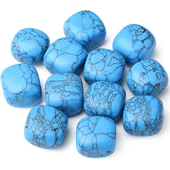 Green Turquoise Crystals Healing Crystal Stones Set Natural Crystals Bulk Irregular Stones 0.45 lbs