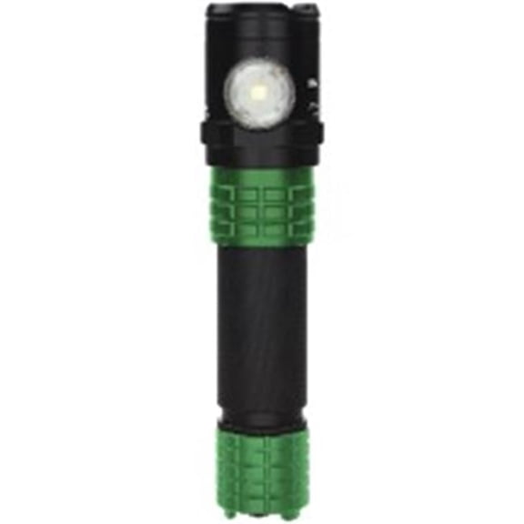 Green USB Rechargeable Tactical Flashlight - Green - 1 lb - High Lumens Output
