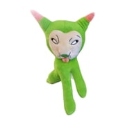 Green Ugly Cute Cat Plush Toy, Novelty Desktop Decoration Stuffed Animal Gift, 1 Piece