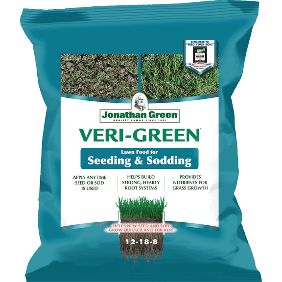 Jonathan Green Green-Up Seeding & Sodding Starter Fertilizer - Single Pack  Outdoor & Indoor Plant Use, Easy Application