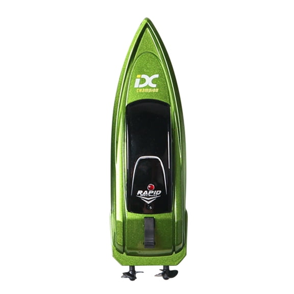 Green Usb Rechargeable Mini Rc Racing Boat High Speed Drift Water Sport Toy