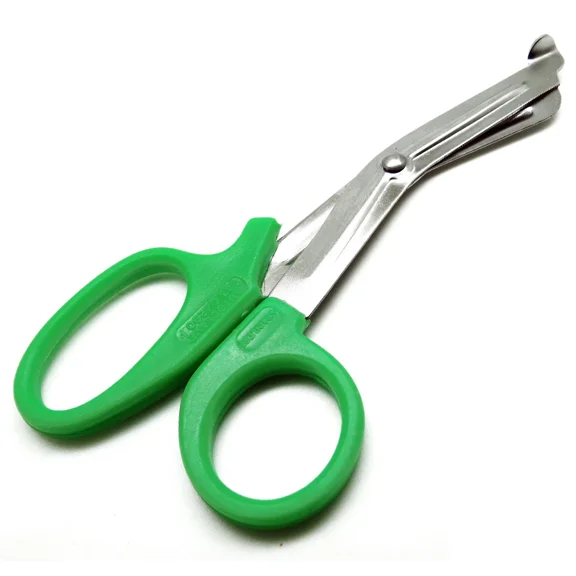 Green Utility Scissors 5.5" Multi-Purpose Diy Ems Emt Universal Shears Tools