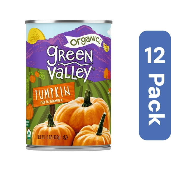 Green Valley Organics Pumpkin Organic 15 oz (Pack Of 12)