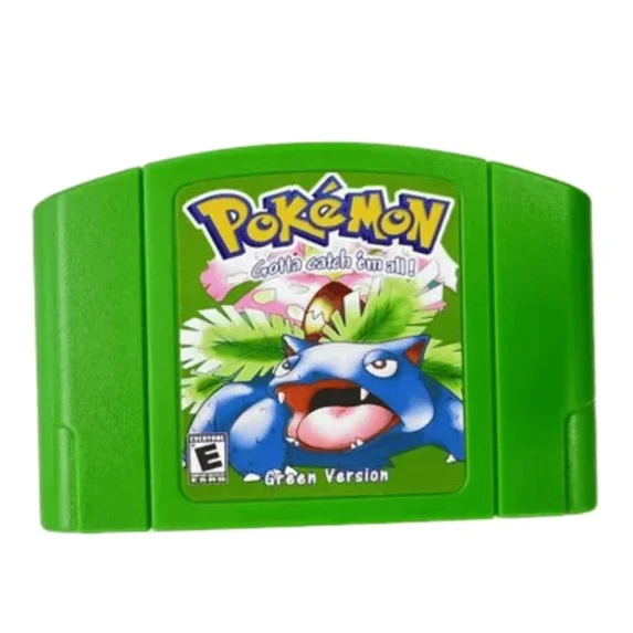 Green Version N64 Game Cartridge (US Version)
