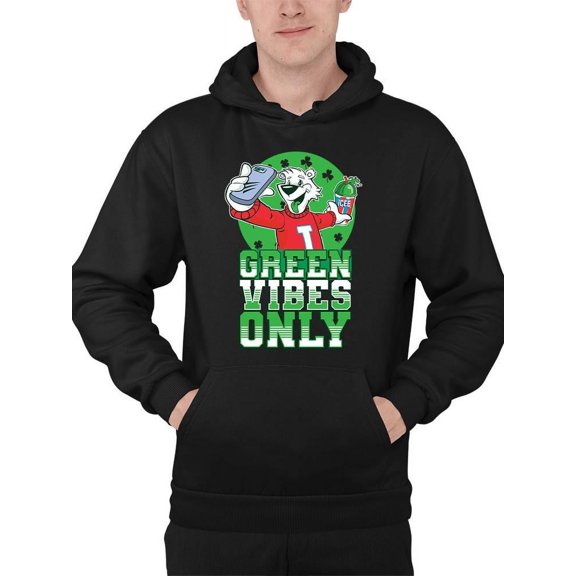 Green Vibes Only - Festive ICEE St. Patrick's Fun Day Men's Hoodie