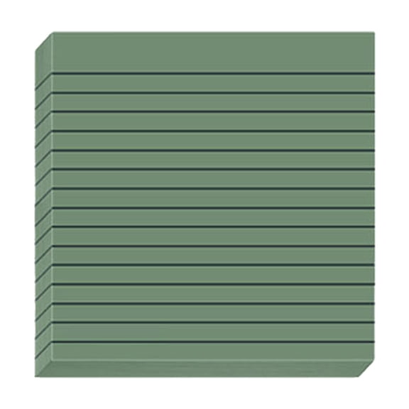 Green Vintage Sticky Notes – 3x3 Lined Pages, Repositionable and Durable, Excellent for Daily Planners, Meeting Reminders, and Creative Notes, Adds a Touch of Elegance to Your Desk Décor, By Harlik