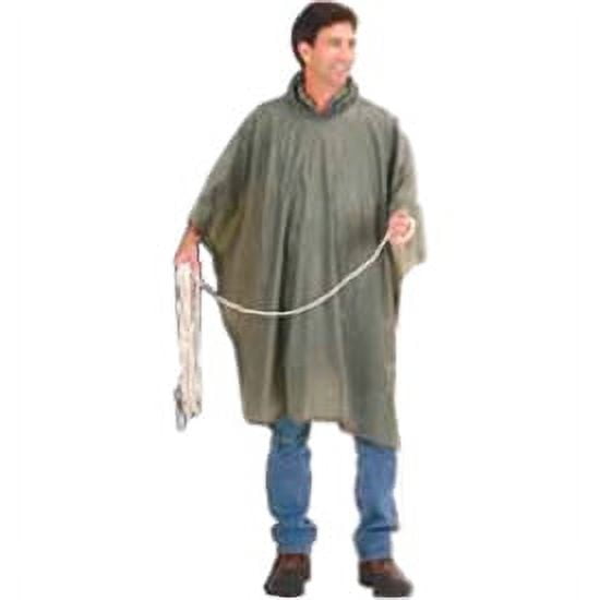 Green Vinyl Poncho 32700
