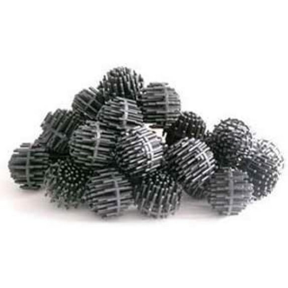 Green Vista Jumbo 1.5 Inch BIO Balls/BIOBALLS 600 Count Filter Media with Free Beneficial Bacteria Jump Start - Cleans Water in Ponds and Large Aquariums - Inc...