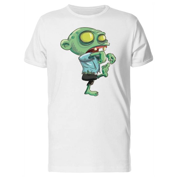 Green Walking Zombie  Tee Men's -Image by Shutterstock