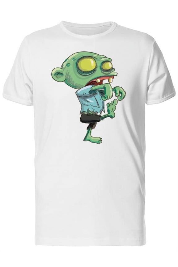 Green Walking Zombie Tee Men's -Image by Shutterstock