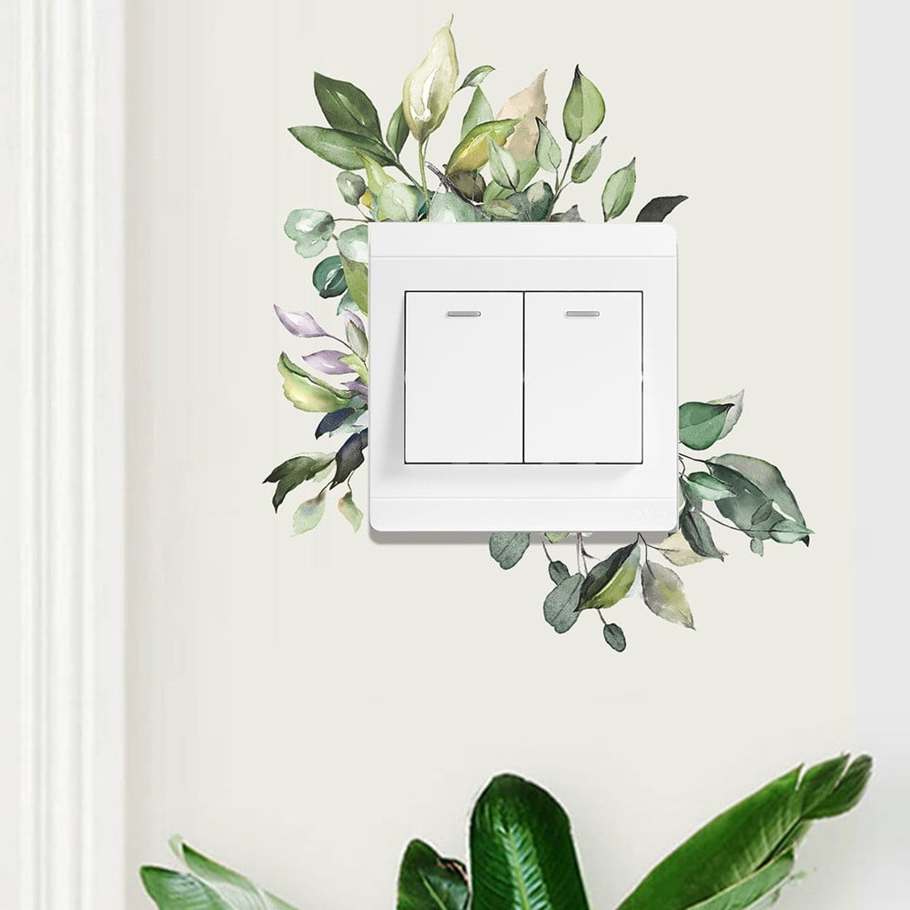 Green Wall Stickers, Home Background Decoration, Self-adhesive Paper ...