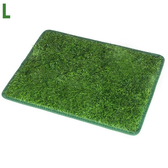 Green Washable Pet Potty Training Mat With Non-Slip Bottom For Indoor And Outdoor Use