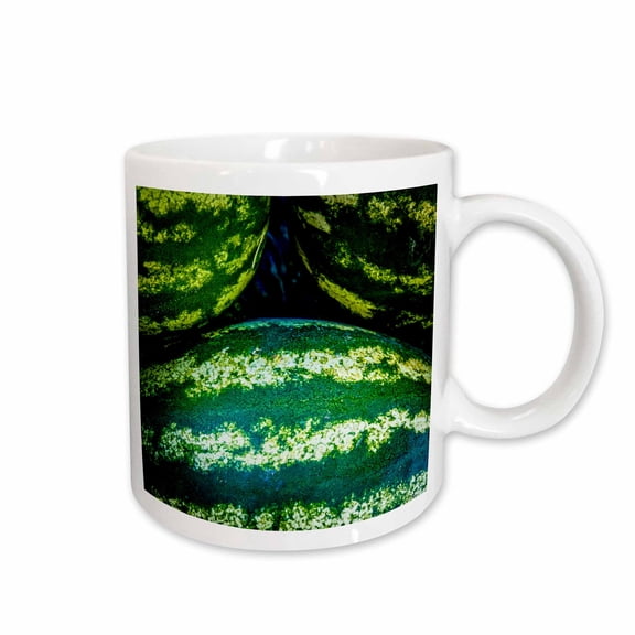 3drose, Green Watermelons, 15oz Mug